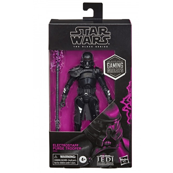 SW Star Wars Black Series Gaming Greats Electrostaff Purge Trooper 15cm